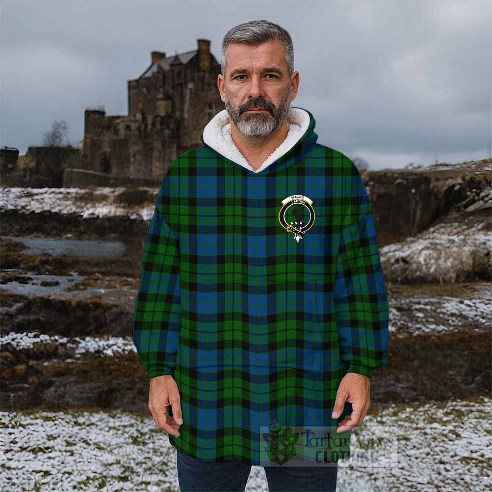 MacKie (McKie) Tartan Wearable Blanket with Family Crest - Tartan Vibes Clothing