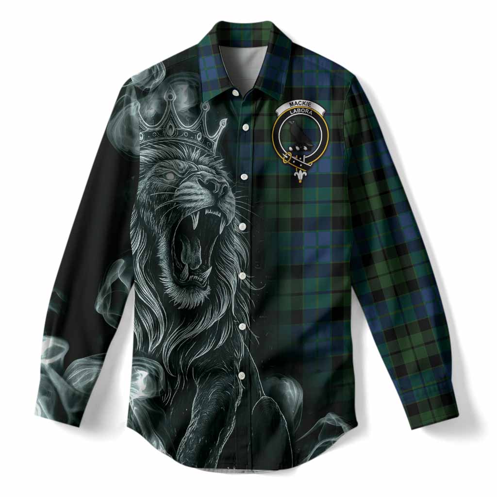 MacKie (McKie) Tartan Women Casual Shirt Roaring Lion Heritage
