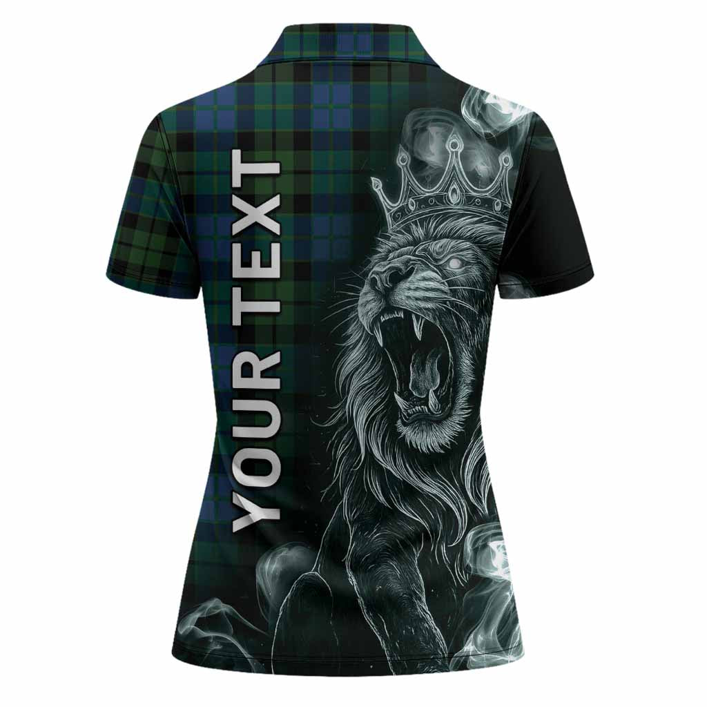 MacKie (McKie) Tartan Women Polo Shirt Roaring Lion Heritage
