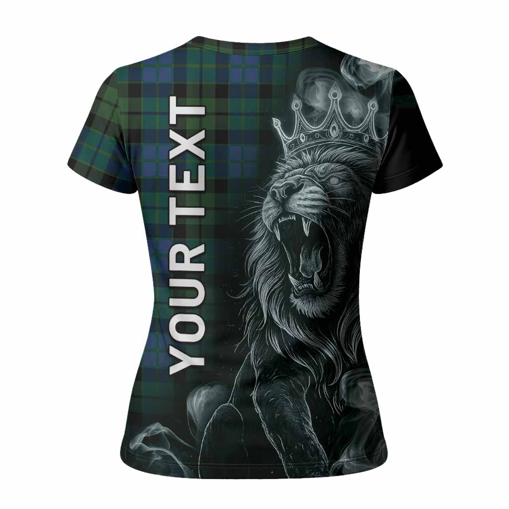 MacKie (McKie) Tartan Women T shirt Roaring Lion Heritage