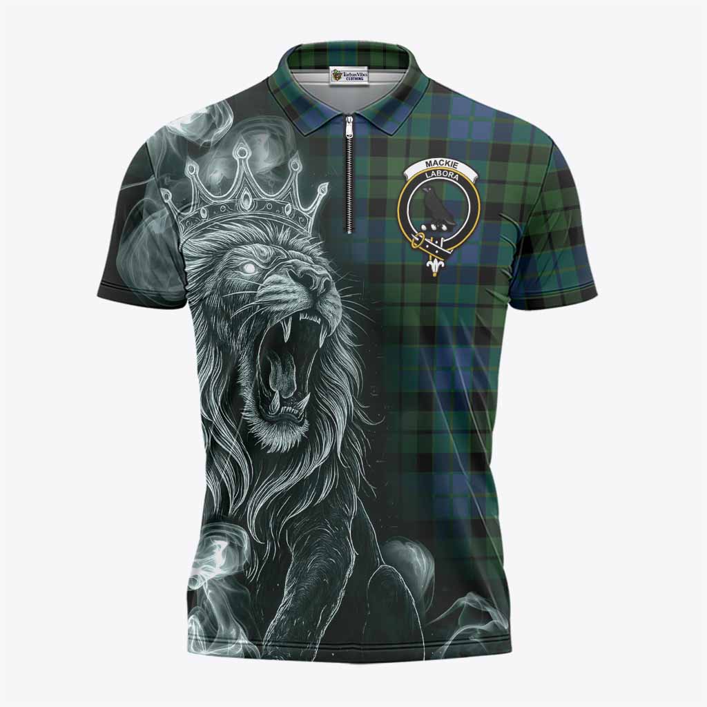 MacKie (McKie) Tartan Zipper Polo Shirt Roaring Lion Heritage