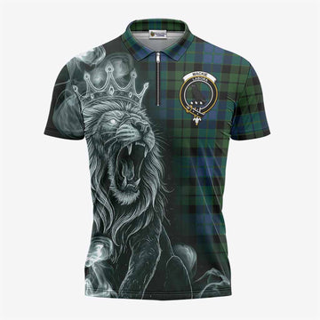 MacKie (McKie) Tartan Zipper Polo Shirt Roaring Lion Heritage