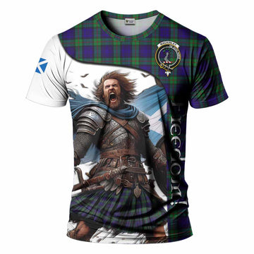 MacKinlay (McKinlay) Crest Tartan T-Shirt Inspired by the Freedom of Scottish Warrior