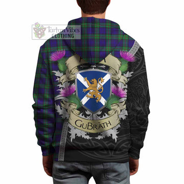Tartan Vibes Clothing MacKinlay (McKinlay) Tartan Family Crest Hoodie Lion Rampant Royal Thistle Shield Celtic Inspired