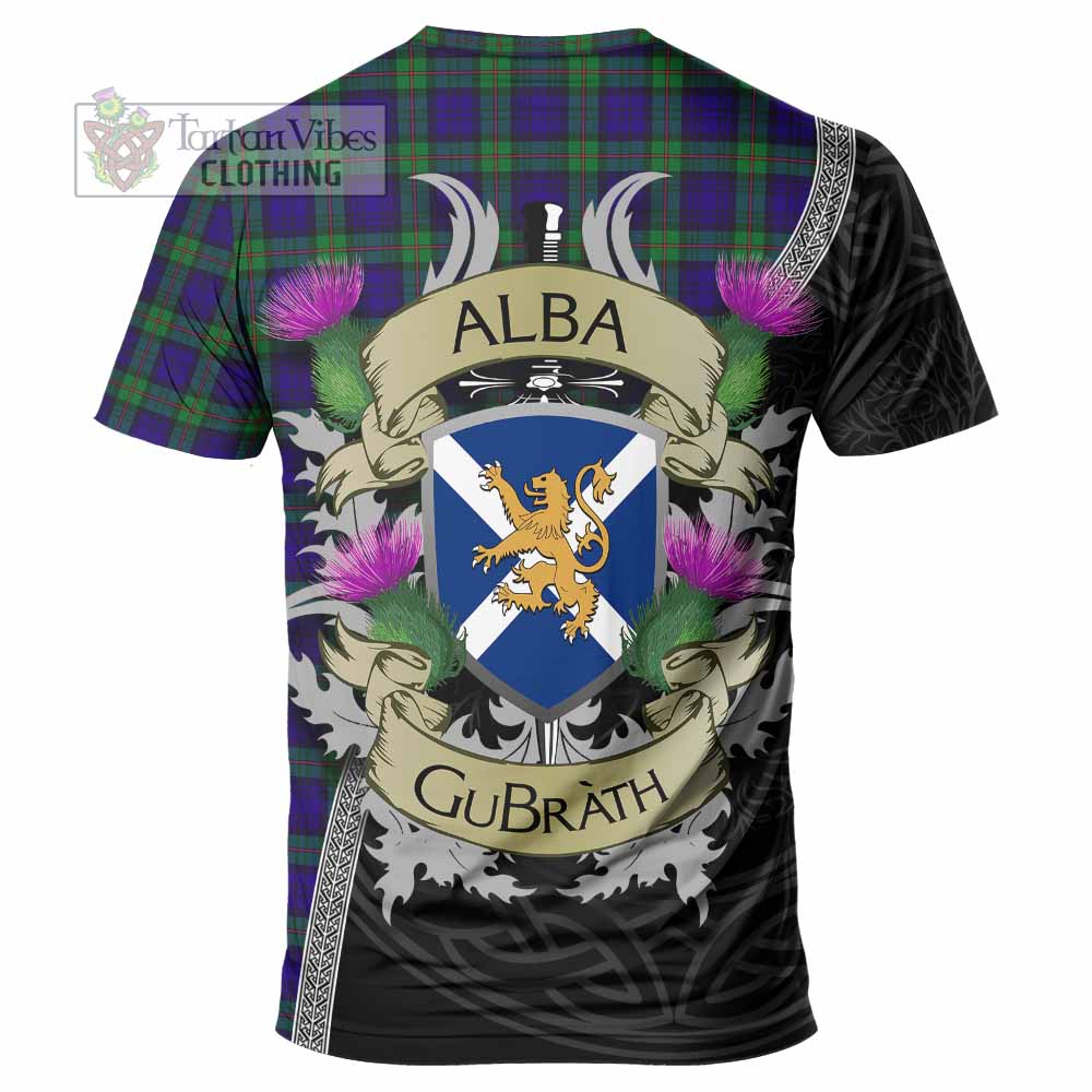 Tartan Vibes Clothing MacKinlay (McKinlay) Tartan Family Crest T-Shirt Lion Rampant Royal Thistle Shield Celtic Inspired