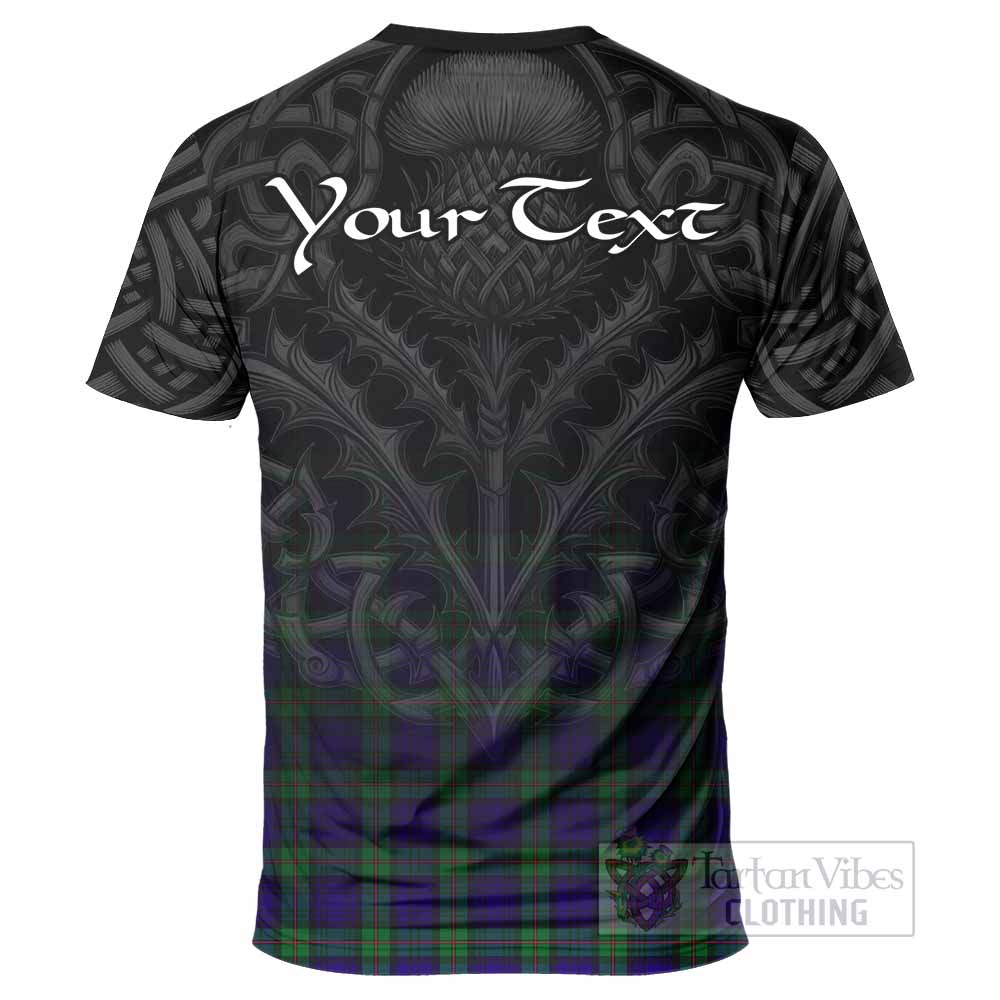 Tartan Vibes Clothing MacKinlay (McKinlay) Tartan T-Shirt with Family Crest Celtic Thistle Vibes