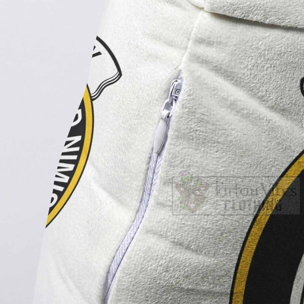 MacKinlay (McKinlay) Clan Crest Shaped Throw Pillow, Scottish Clan Badge Decorative Pillow