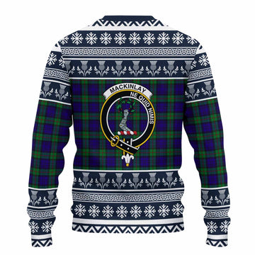 MacKinlay (McKinlay) Clan Tartan Christmas Ugly Sweater with Family Crest - Tartan Vibes Clothing