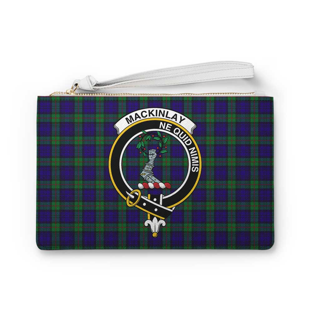 Tartan Vibes Clothing MacKinlay (McKinlay) Family Crest Tartan Clutch Bag