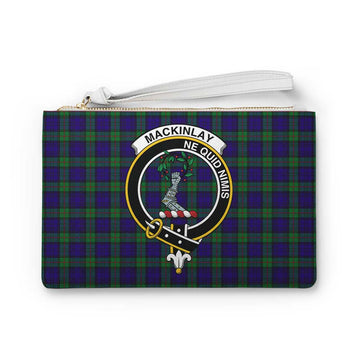 Tartan Vibes Clothing MacKinlay (McKinlay) Family Crest Tartan Clutch Bag
