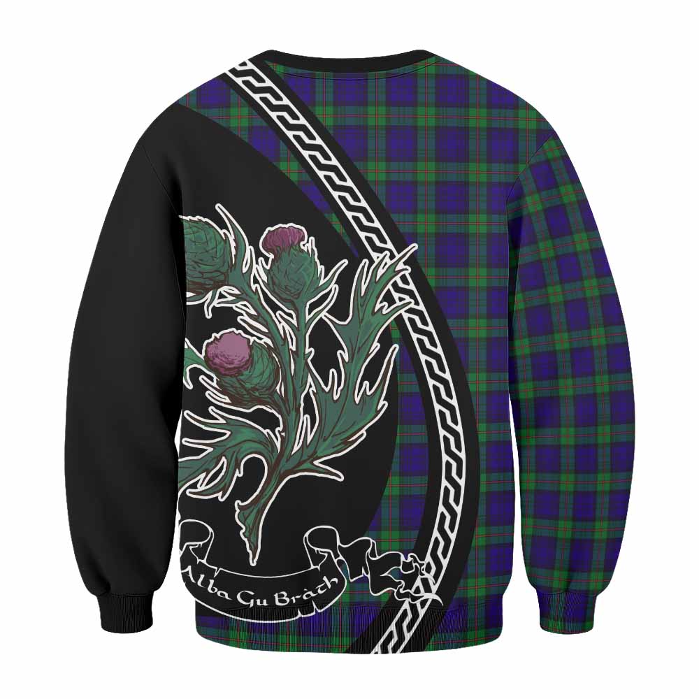 MacKinlay (McKinlay) Family Crest Tartan Sweatshirt Alba Thistle Inspired - Tartan Vibes Clothing