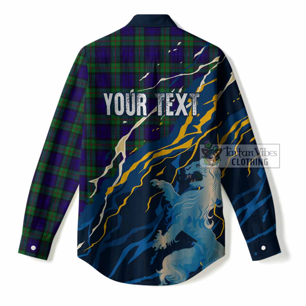 MacKinlay (McKinlay) Scotland Tartan Women Casual Shirt WC2026 Football - We'll Be Coming
