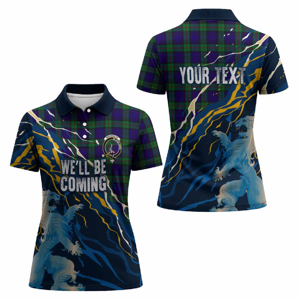 MacKinlay (McKinlay) Scotland Tartan Women Polo Shirt WC2026 Football - We'll Be Coming