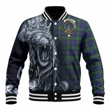 MacKinlay (McKinlay) Tartan Baseball Jacket Roaring Lion Heritage