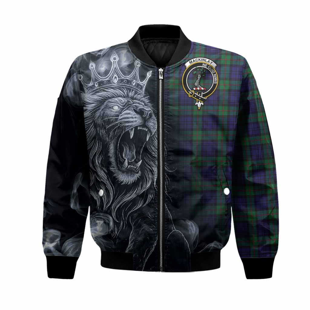 MacKinlay (McKinlay) Tartan Bomber Jacket Roaring Lion Heritage