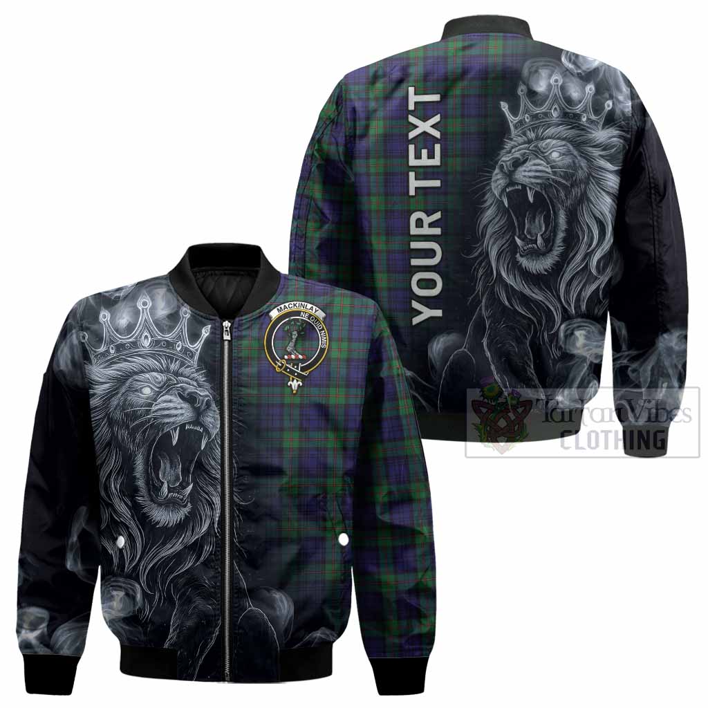 MacKinlay (McKinlay) Tartan Bomber Jacket Roaring Lion Heritage