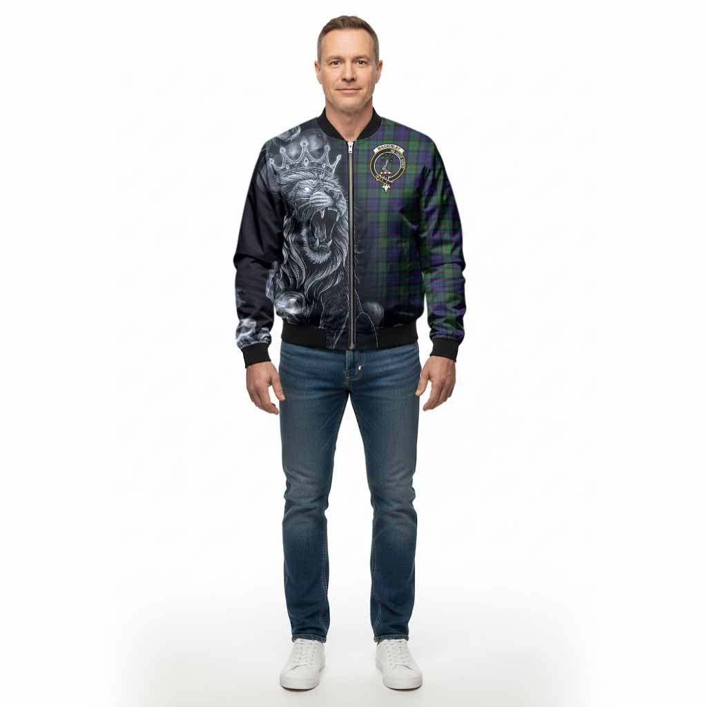 MacKinlay (McKinlay) Tartan Bomber Jacket Roaring Lion Heritage