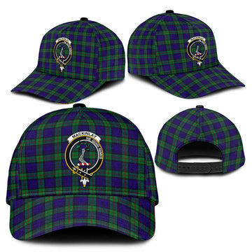 MacKinlay (McKinlay) Tartan Classic Cap with Family Crest