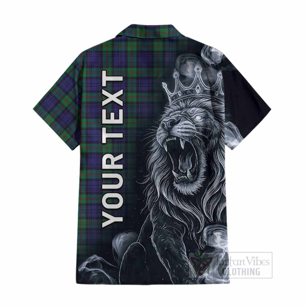 MacKinlay (McKinlay) Tartan Cotton Hawaiian Shirt Roaring Lion Heritage
