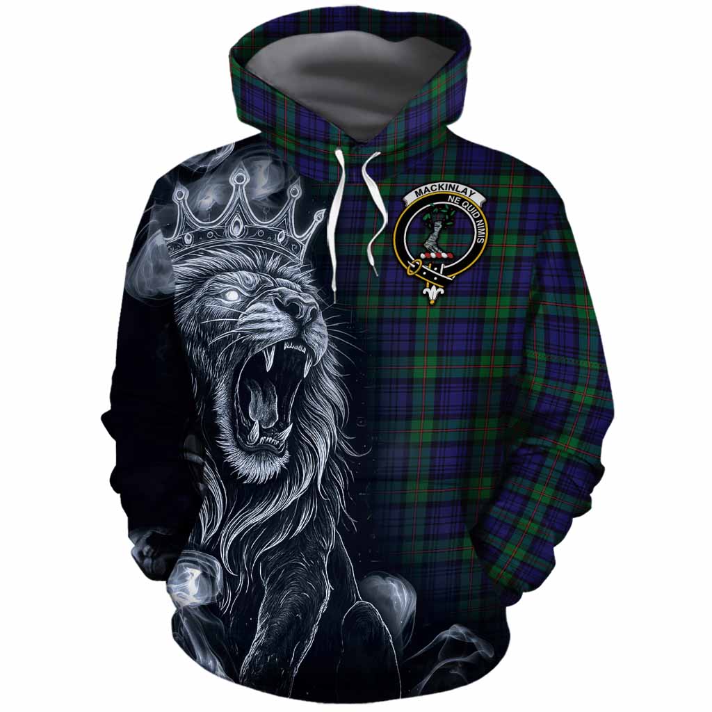 MacKinlay (McKinlay) Tartan Cotton Hoodie Roaring Lion Heritage