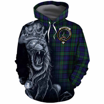 MacKinlay (McKinlay) Tartan Cotton Hoodie Roaring Lion Heritage