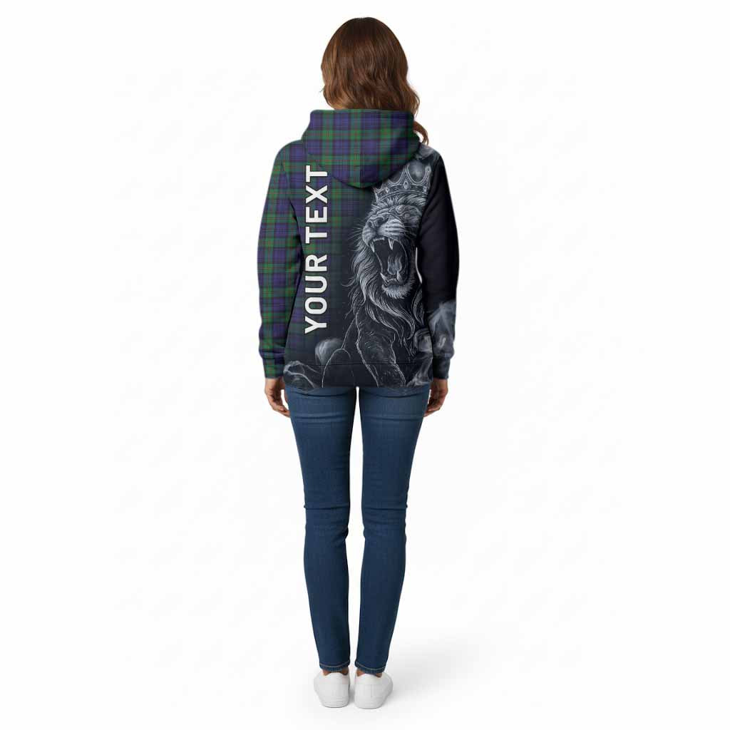MacKinlay (McKinlay) Tartan Cotton Hoodie Roaring Lion Heritage