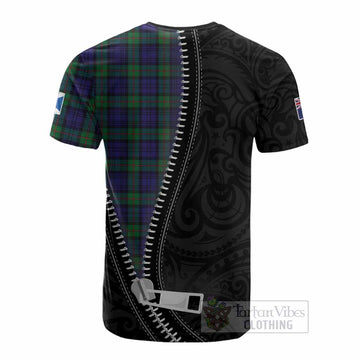 MacKinlay (McKinlay) Tartan Cotton T-shirt New Zealand Pattern Unique Zipper Stylized
