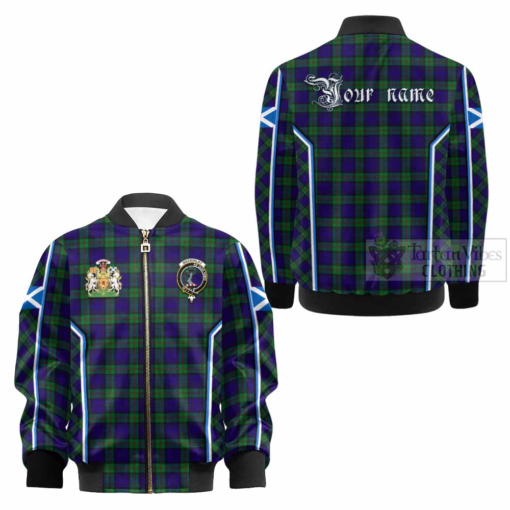 MacKinlay (McKinlay) Tartan Crest Kid Bomber Jacket Scotland Coat of Arm Flag Style - Tartan Vibes Clothing