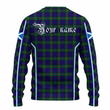 MacKinlay (McKinlay) Tartan Crest Knitted Sweater Scotland Coat of Arm Flag Style - Tartan Vibes Clothing
