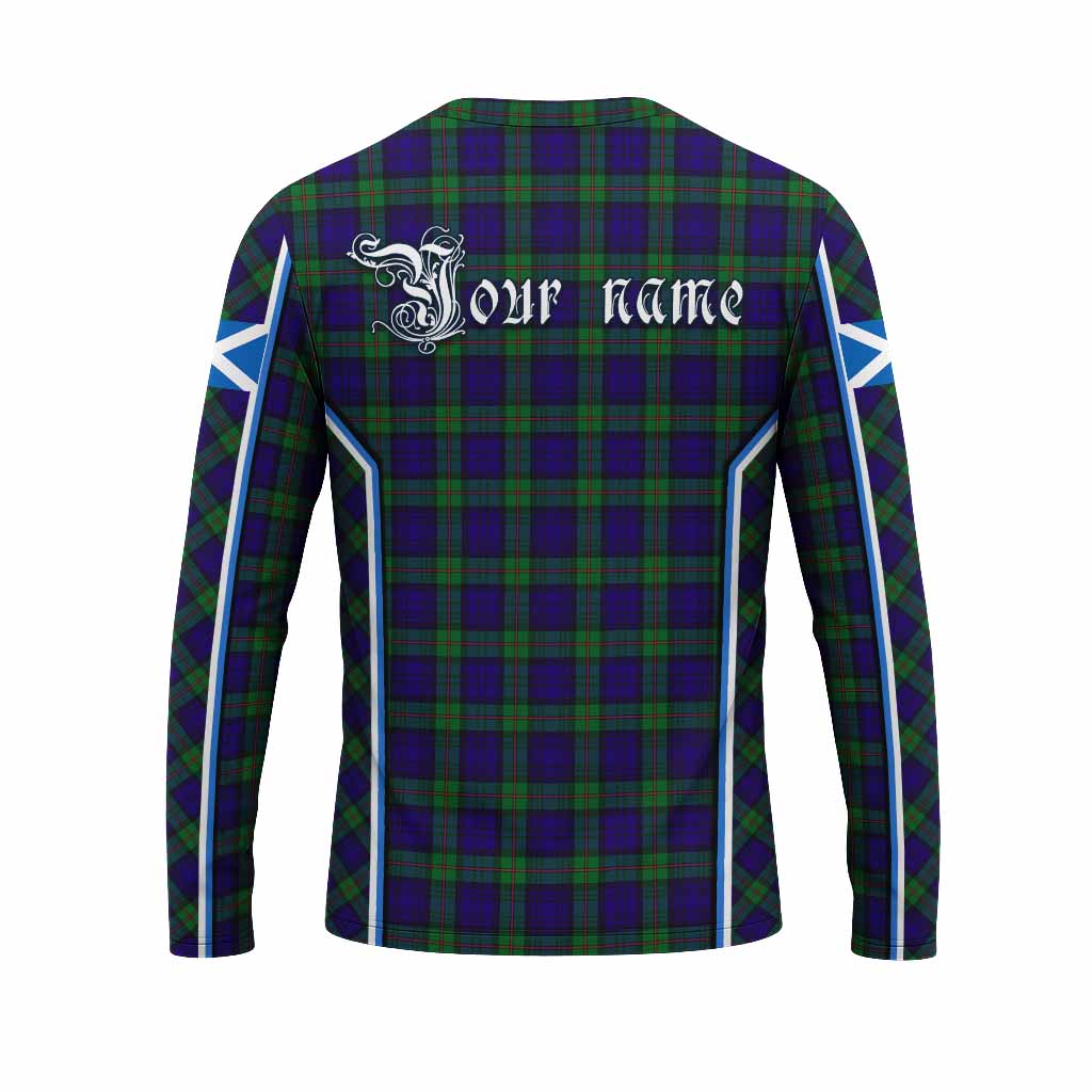 MacKinlay (McKinlay) Tartan Crest Long Sleeve T-Shirt Scotland Coat of Arm Flag Style - Tartan Vibes Clothing