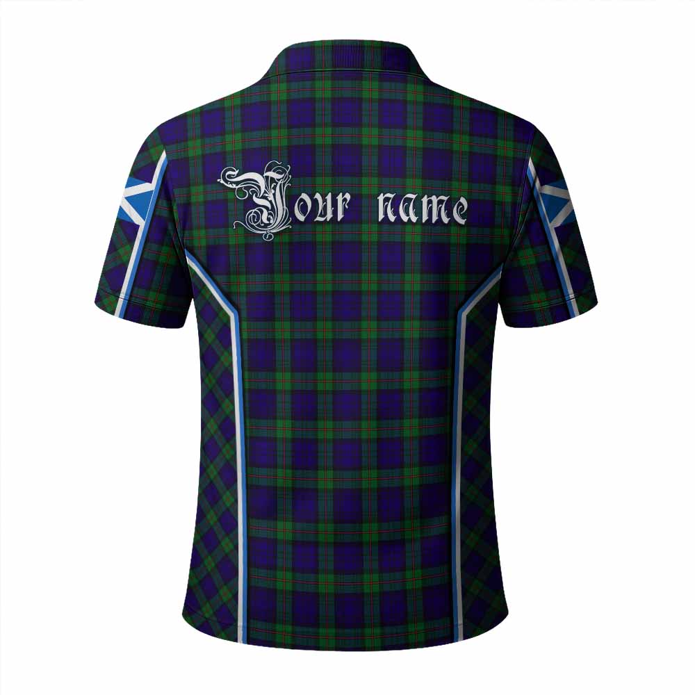 MacKinlay (McKinlay) Tartan Crest Polo Shirt Scotland Coat of Arm Flag Style - Tartan Vibes Clothing