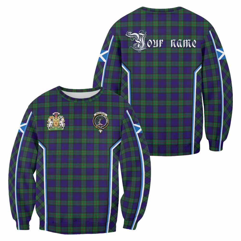MacKinlay (McKinlay) Tartan Crest Sweatshirt Scotland Coat of Arm Flag Style - Tartan Vibes Clothing