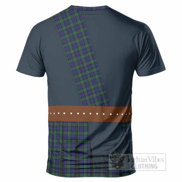 MacKinlay (McKinlay) Tartan Crest T-Shirt Kilt Costume Style