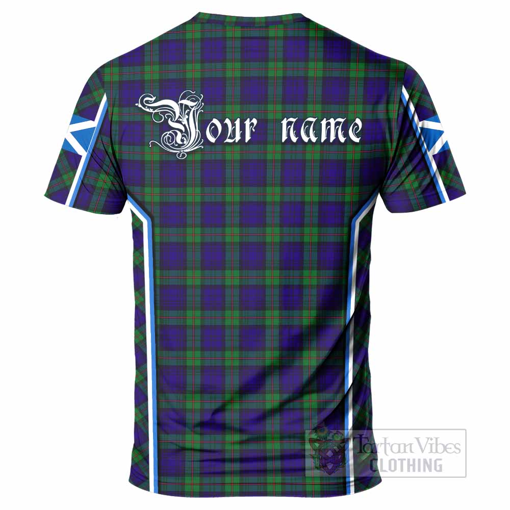 MacKinlay (McKinlay) Tartan Crest T-shirt Scotland Coat of Arm Flag Style - Tartan Vibes Clothing