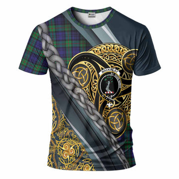 MacKinlay (McKinlay) Tartan Crest T-Shirt Scottish Triskele Celtic