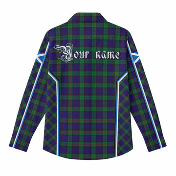 MacKinlay (McKinlay) Tartan Crest Women Casual Shirt Scotland Coat of Arm Flag Style - Tartan Vibes Clothing