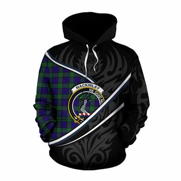 MacKinlay (McKinlay) Tartan Family Crest Cotton Hoodie Celtic Scottish Thistle Floral - Tartan Vibes Clothing