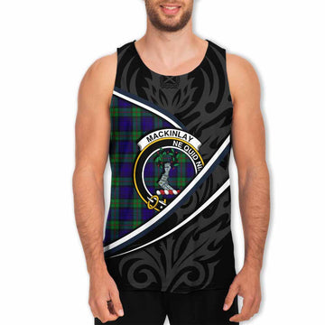 MacKinlay (McKinlay) Tartan Family Crest Men Tank Top Celtic Scottish Thistle Floral - Tartan Vibes Clothing