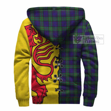 MacKinlay (McKinlay) Tartan Family Crest Sherpa Hoodie Lion Rampant Honor - Tartan Vibes Clothing