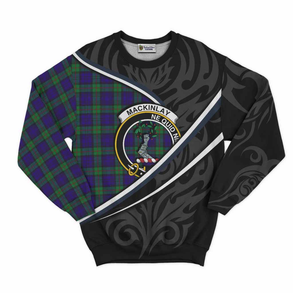MacKinlay (McKinlay) Tartan Family Crest Sweatshirt Celtic Scottish Thistle Floral - Tartan Vibes Clothing