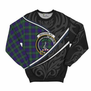 MacKinlay (McKinlay) Tartan Family Crest Sweatshirt Celtic Scottish Thistle Floral - Tartan Vibes Clothing