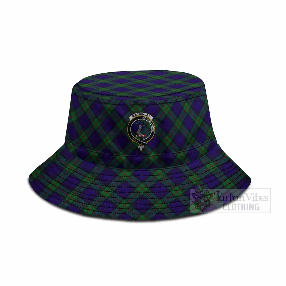 MacKinlay (McKinlay) Tartan Fishing Hat with Family Crest