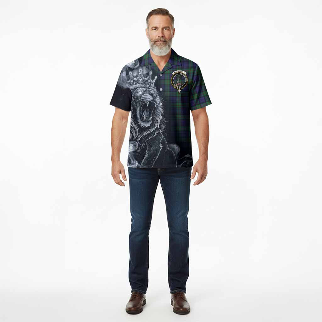 MacKinlay (McKinlay) Tartan Hawaiian Shirt Roaring Lion Heritage