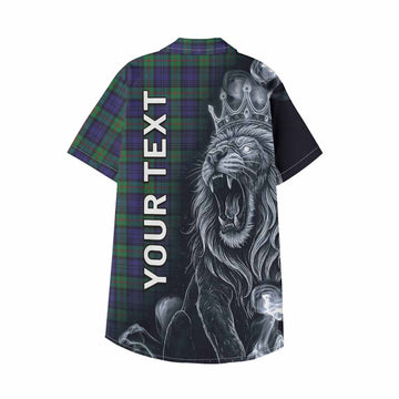MacKinlay (McKinlay) Tartan Kid Hawaiian Shirt Roaring Lion Heritage