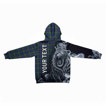 MacKinlay (McKinlay) Tartan Kid Hoodie Roaring Lion Heritage