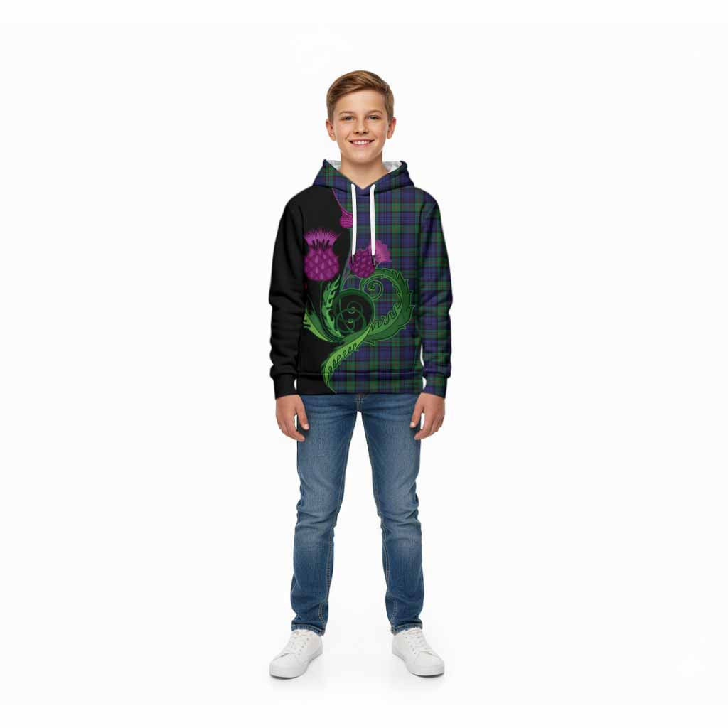 MacKinlay (McKinlay) Tartan Kid Hoodie Traditional Scottish Thistle