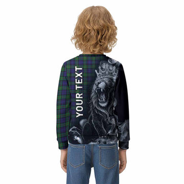 MacKinlay (McKinlay) Tartan Kid Knitted Sweatshirt Roaring Lion Heritage
