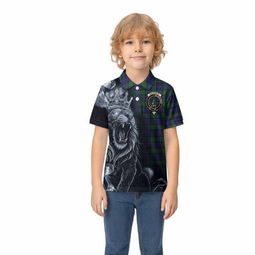 MacKinlay (McKinlay) Tartan Kid Polo Shirt Roaring Lion Heritage