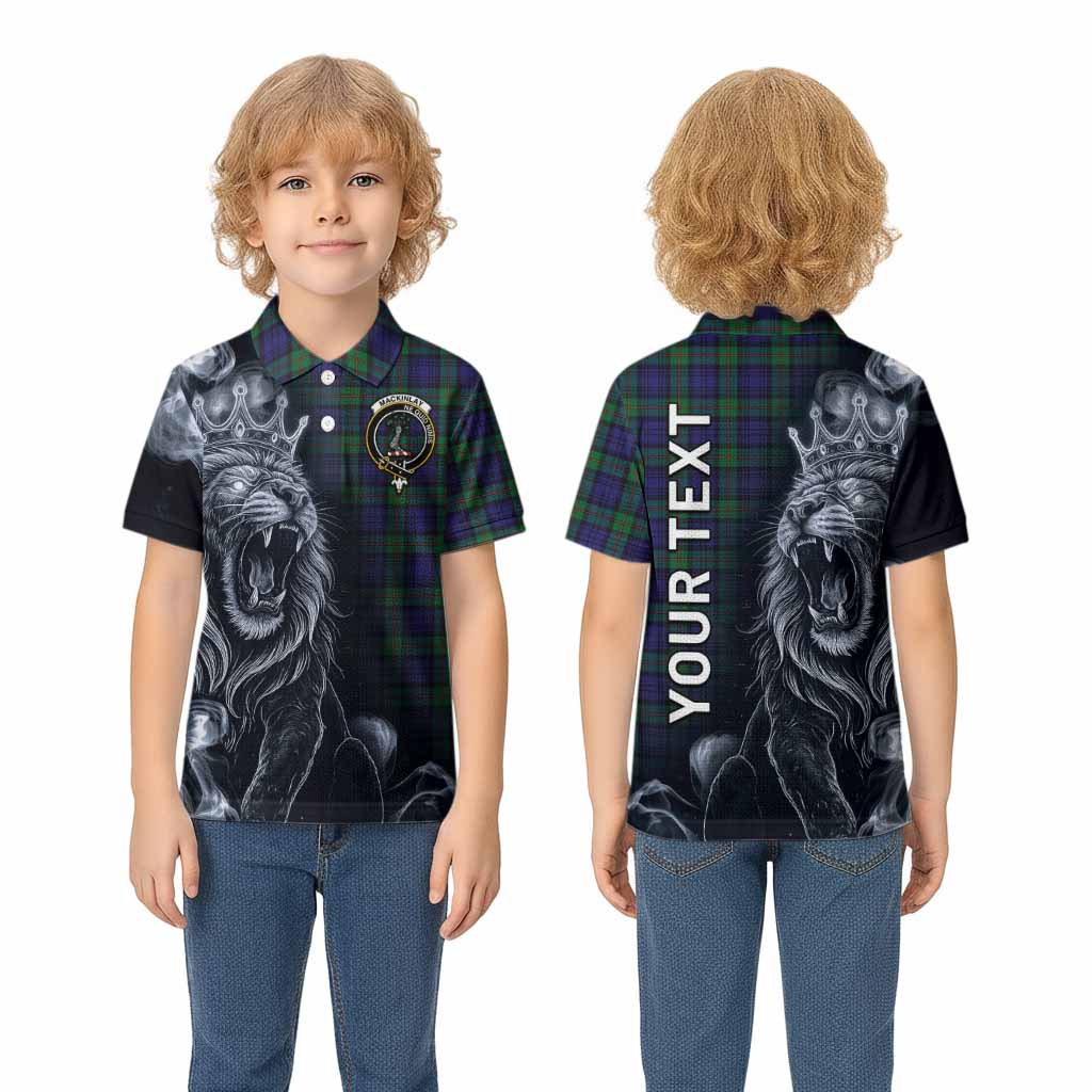 MacKinlay (McKinlay) Tartan Kid Polo Shirt Roaring Lion Heritage