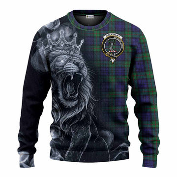 MacKinlay (McKinlay) Tartan Knitted Sweater Roaring Lion Heritage